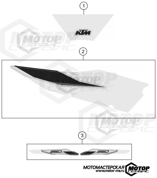 KTM MX 250 SX 2021 DECAL