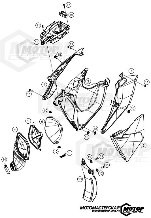 KTM MX 85 SX 19/16 2021 AIR FILTER
