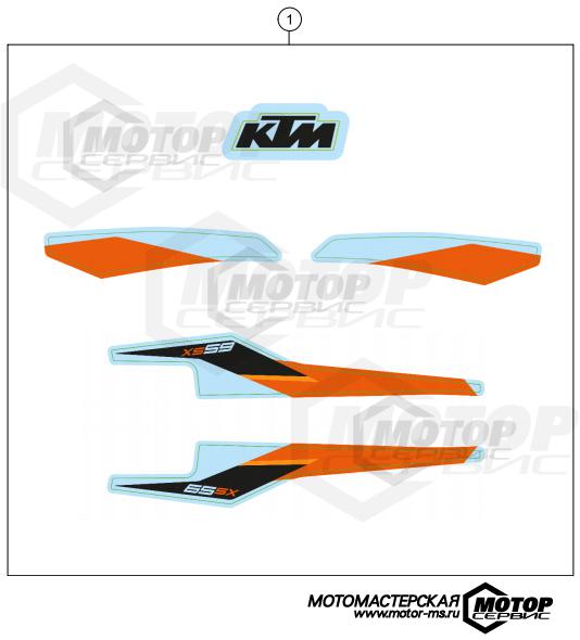KTM MX 65 SX 2021 DECAL