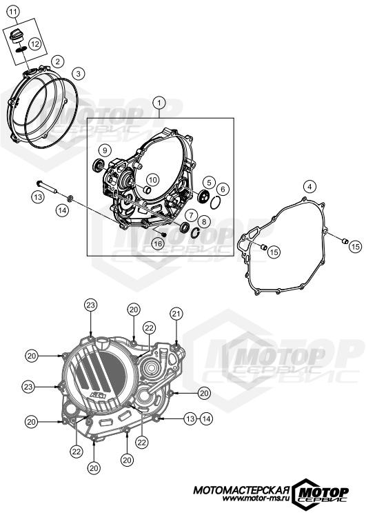 KTM Enduro 450 EXC-F Six Days 2021 CLUTCH COVER