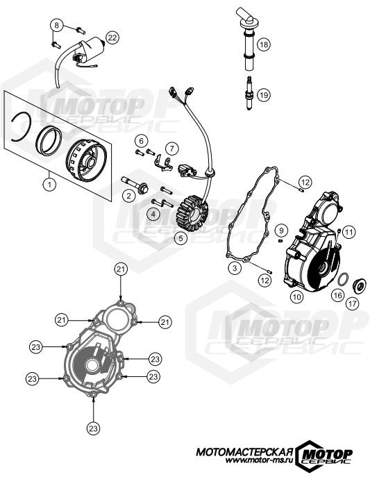 KTM Enduro 350 EXC-F Wess 2021 IGNITION SYSTEM