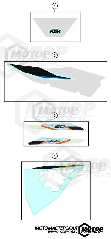 KTM Supermoto 450 SMR 2021 DECAL