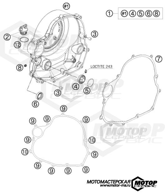 KTM Supermoto 690 SMC 2008 CLUTCH COVER