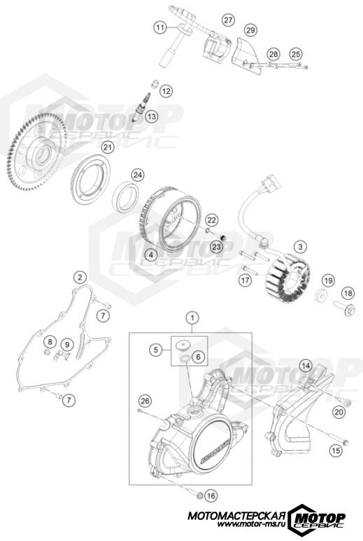 KTM Naked 200 Duke ABS B.D. White 2021 IGNITION SYSTEM