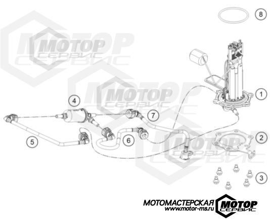 KTM Naked 200 Duke ABS B.D. White 2021 FUEL PUMP