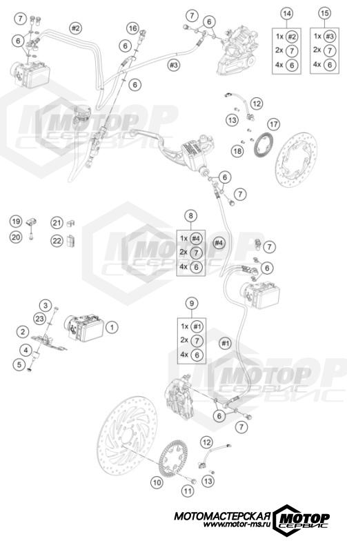 KTM Naked 200 Duke ABS B.D. White 2021 ANTIBLOCK SYSTEM ABS