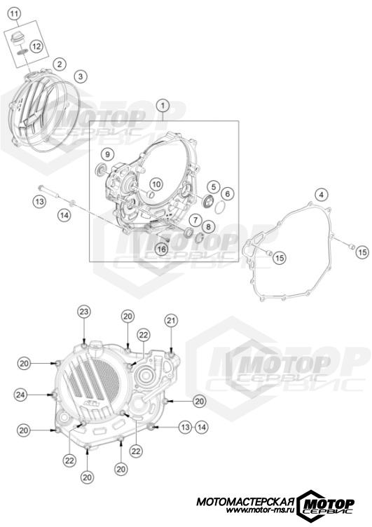 KTM MX 450 SX-F 2022 CLUTCH COVER