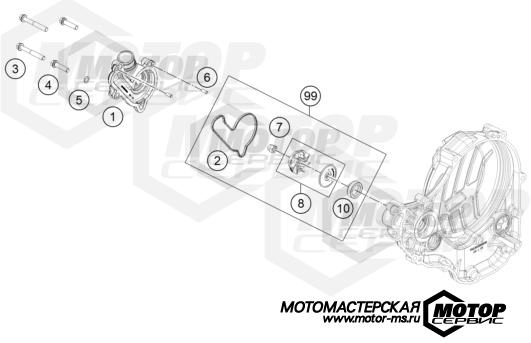 KTM MX 250 SX-F 2022 WATER PUMP