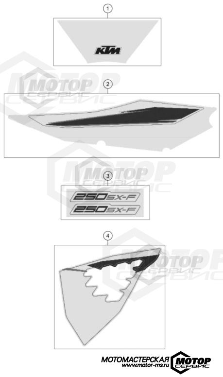 KTM MX 250 SX-F 2022 DECAL