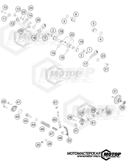 KTM MX 250 SX 2022 EXHAUST CONTROL