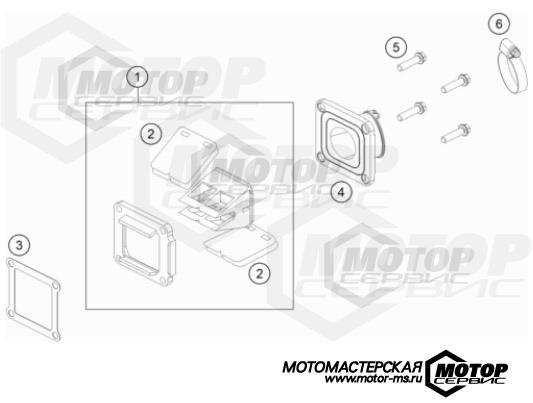 KTM MX 85 SX 17/14 2022 REED VALVE CASE