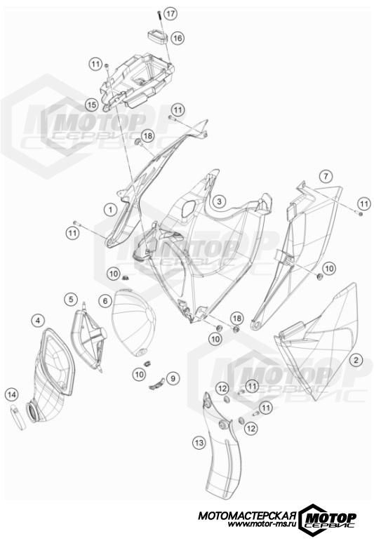 KTM MX 85 SX 19/16 2022 AIR FILTER