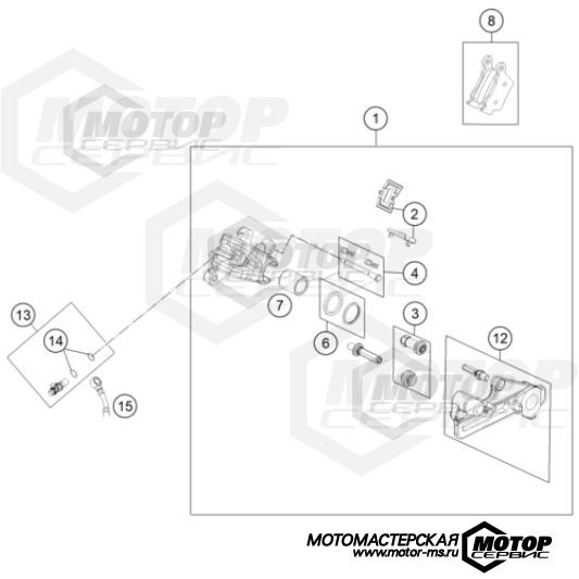 KTM MX 85 SX 19/16 2022 REAR BRAKE CALIPER