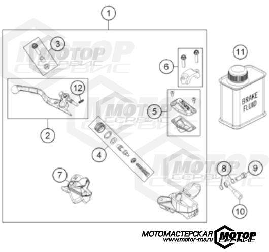 KTM MX 65 SX 2022 FRONT BRAKE CONTROL
