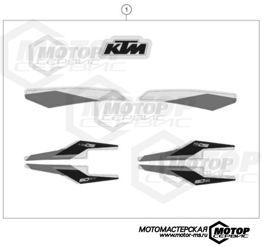 KTM MX 50 SX 2022 DECAL