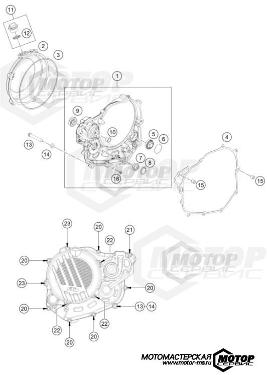 KTM Enduro 500 EXC-F 2022 CLUTCH COVER