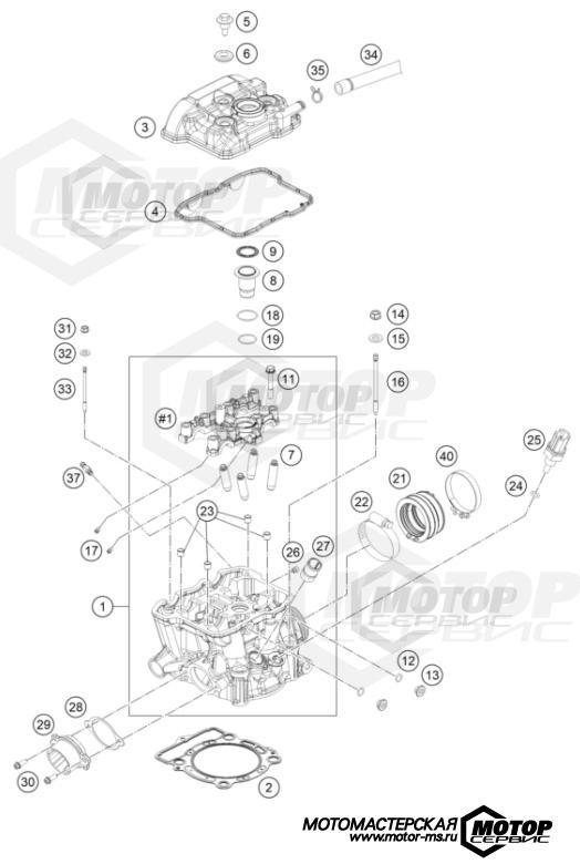 KTM Enduro 350 EXC-F 2022 CYLINDER HEAD