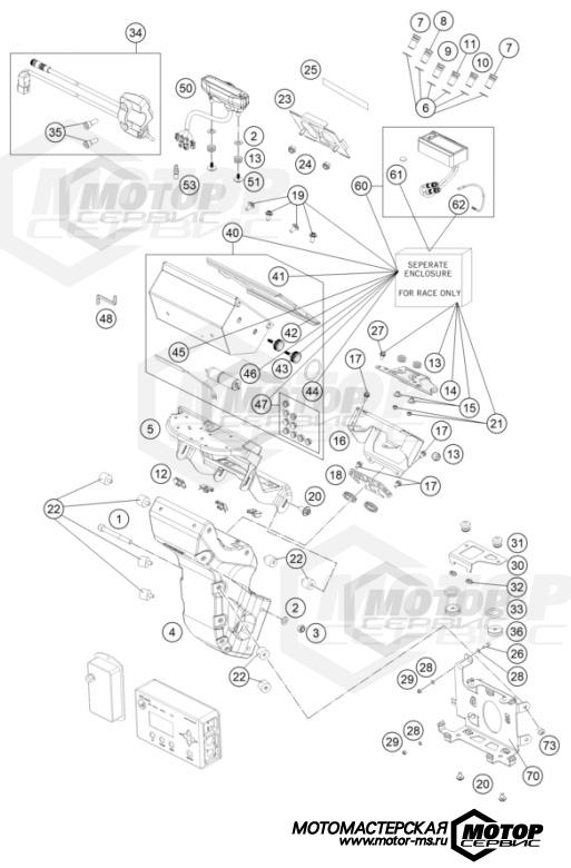 KTM Travel 450 Rally Factory Replica 2022 INSTRUMENTS / LOCK SYSTEM