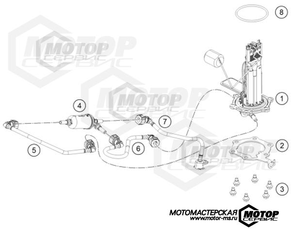 KTM Naked 390 Duke B.D. Silver 2022 FUEL PUMP