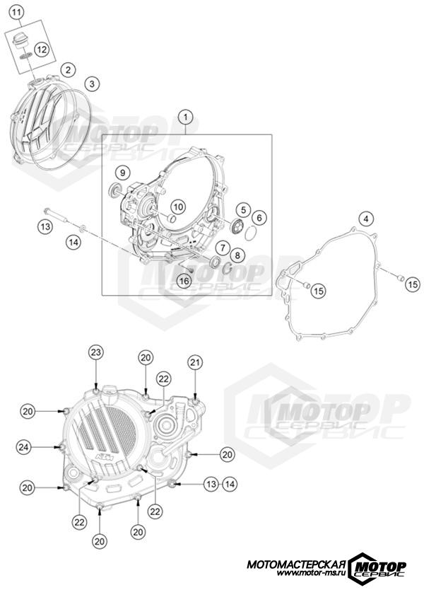 KTM Supermoto 450 SMR 2022 CLUTCH COVER
