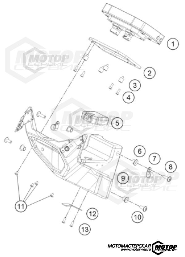KTM Supersport RC 8C 2022 INSTRUMENTS / LOCK SYSTEM