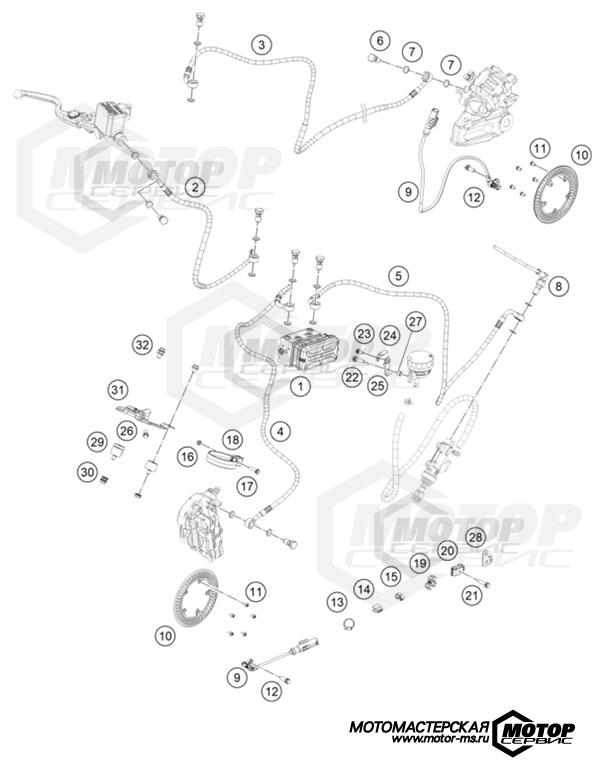 KTM Supersport RC 390 B.D. Blue 2022 ANTIBLOCK SYSTEM ABS