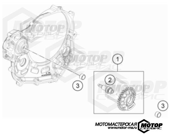 KTM Enduro 450 EXC-F Six Days 2023 BALANCER SHAFT