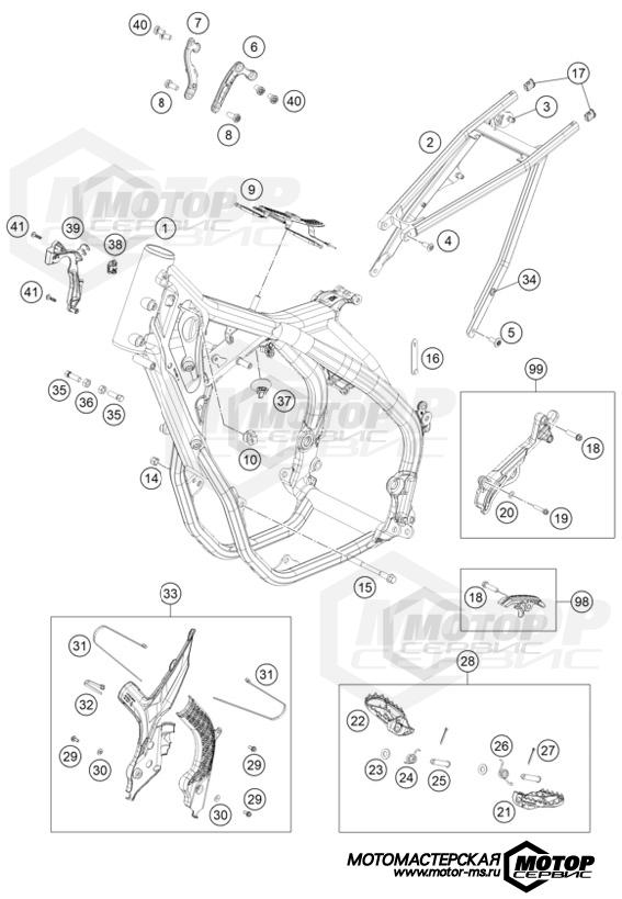 KTM Enduro 450 EXC-F 2023 FRAME