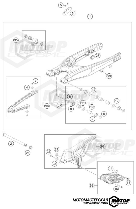 KTM Enduro 450 EXC-F 2023 SWING ARM