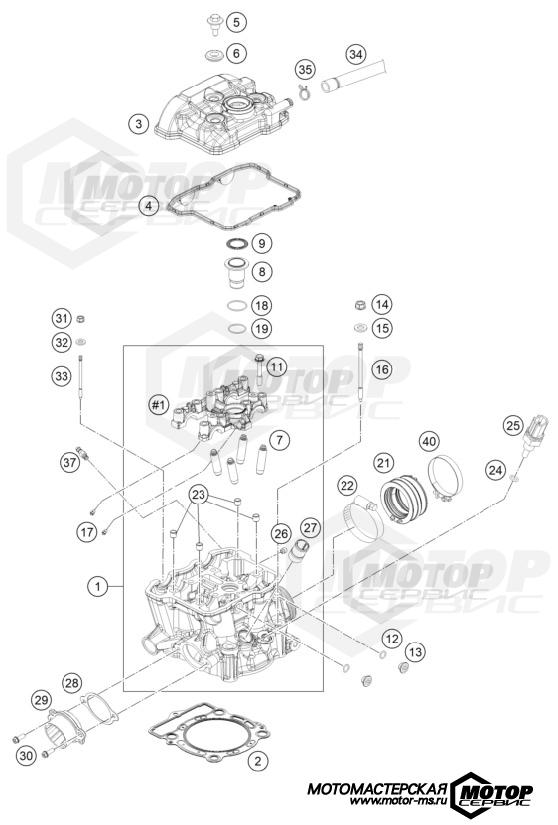 KTM Enduro 350 EXC-F Six Days 2023 CYLINDER HEAD