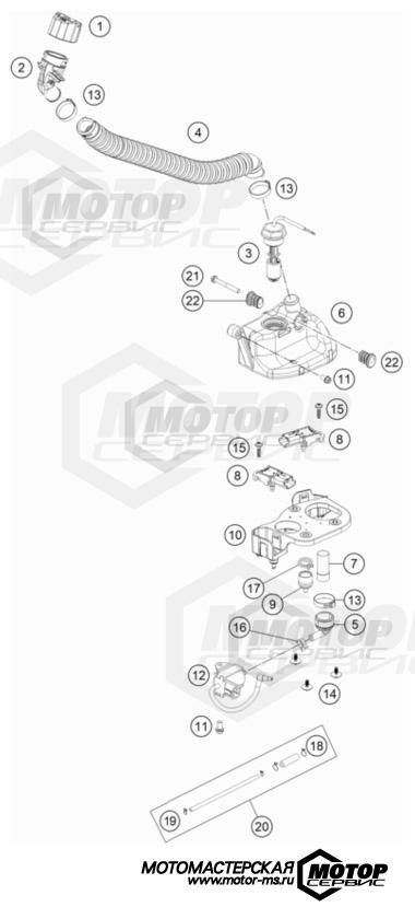 KTM Enduro 300 EXC Six Days 2023 LUBRICATING SYSTEM