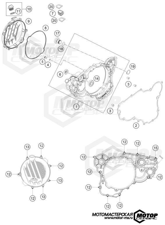 KTM Enduro 250 EXC Six Days 2023 CLUTCH COVER