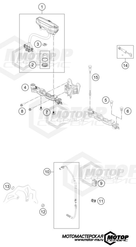 KTM Enduro 250 EXC Six Days 2023 INSTRUMENTS / LOCK SYSTEM