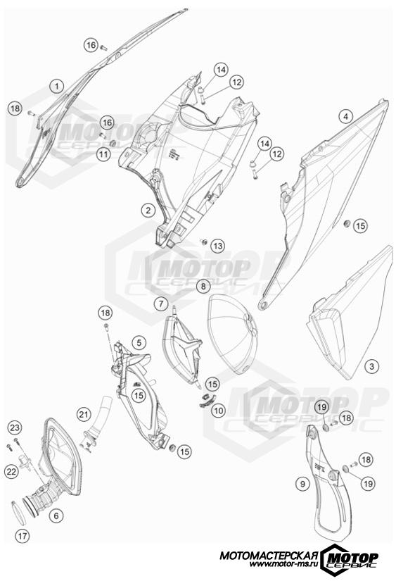 KTM Enduro 150 EXC 2023 AIR FILTER