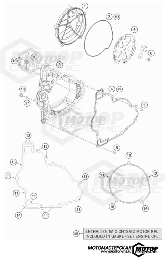 KTM Sports Tourer 1290 Super Duke GT 2023 CLUTCH COVER