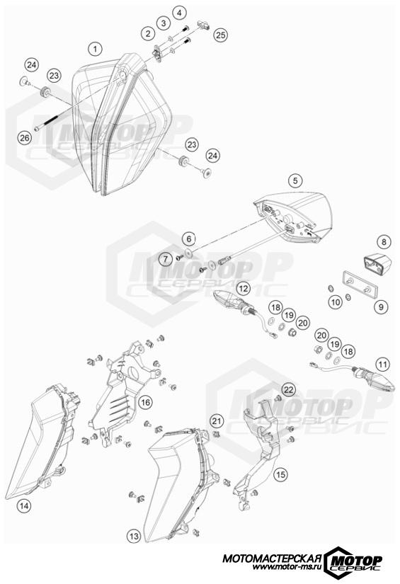 KTM Sports Tourer 1290 Super Duke GT 2023 LIGHTING SYSTEM