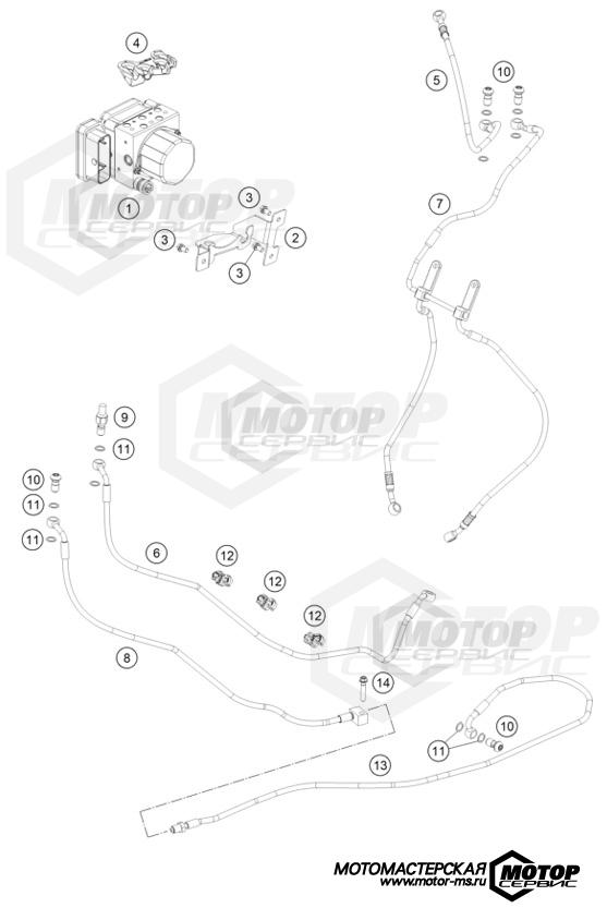 KTM Sports Tourer 1290 Super Duke GT 2023 ANTIBLOCK SYSTEM ABS