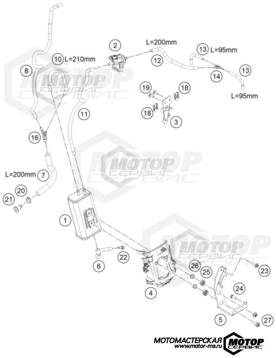 KTM Travel 890 Adventure R 2023 EVAPORATIVE CANISTER