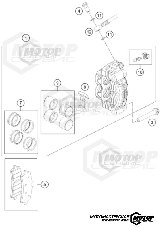 KTM Supermoto 450 SMR 2023 FRONT BRAKE CALIPER
