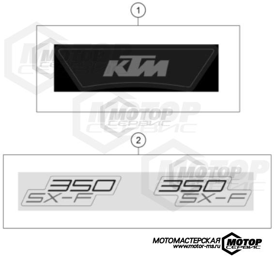 KTM MX 350 SX-F 2023 DECAL