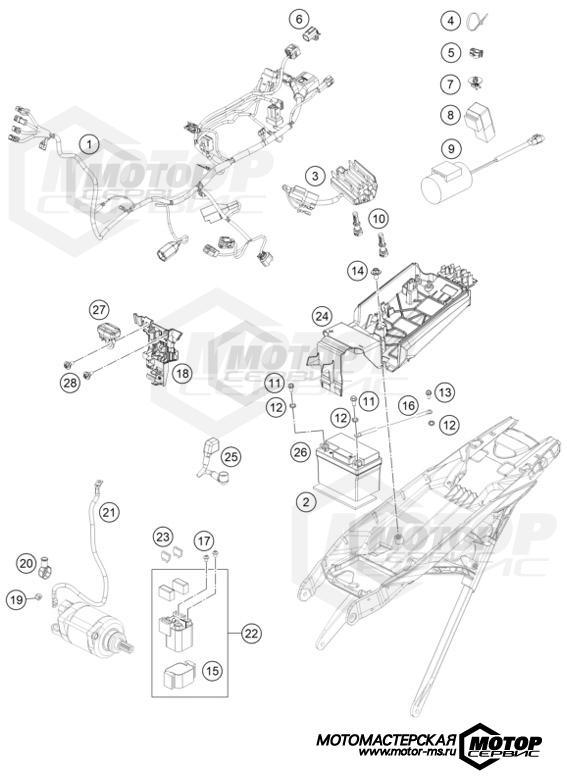 KTM MX 350 SX-F 2023 WIRING HARNESS
