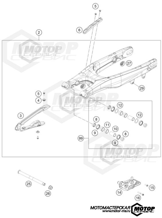 KTM MX 250 SX-F 2023 SWING ARM