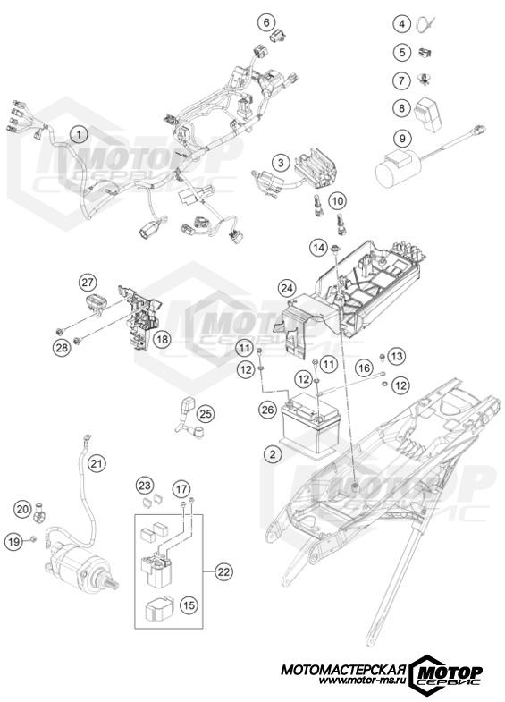 KTM MX 250 SX-F 2023 WIRING HARNESS