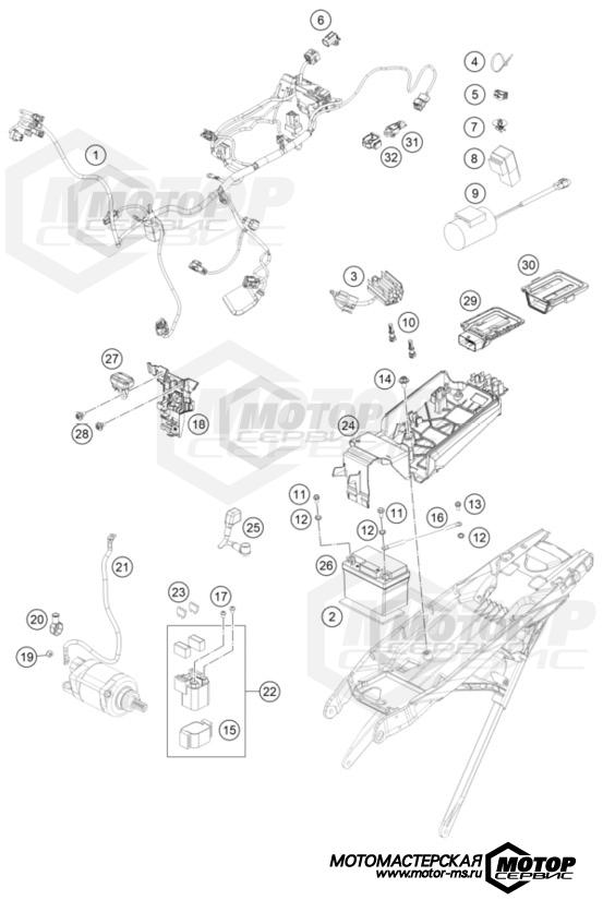 KTM MX 300 SX 2023 WIRING HARNESS