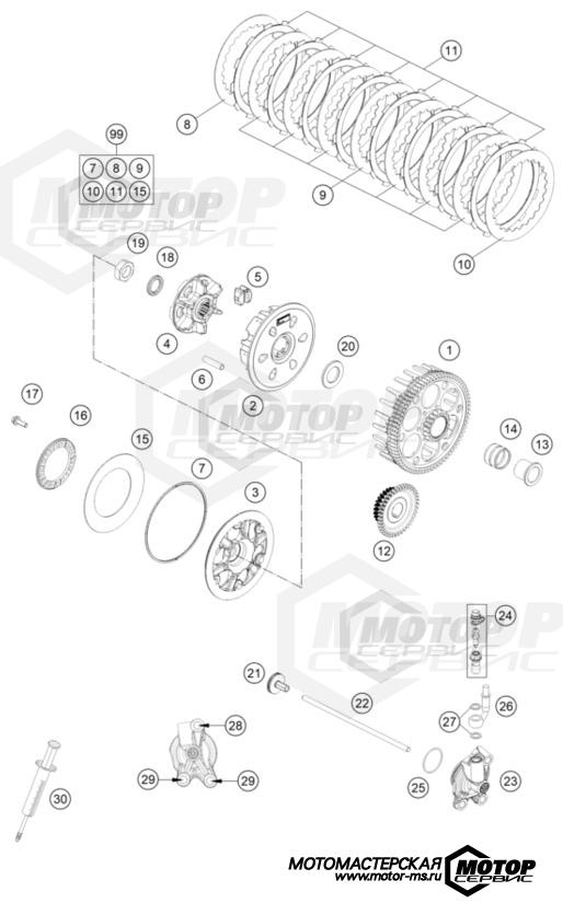 KTM MX 250 SX 2023 CLUTCH