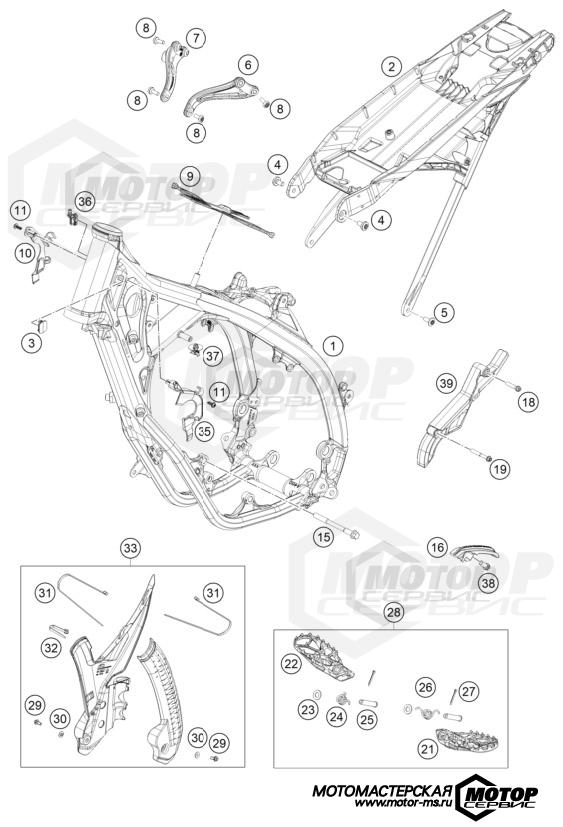 KTM MX 125 SX 2023 FRAME