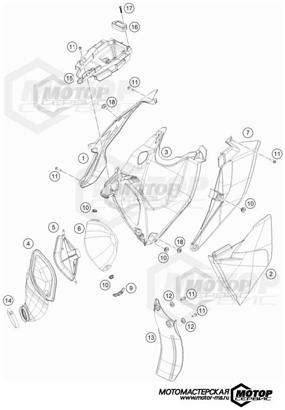 KTM MX 85 SX 19/16 2023 AIR FILTER