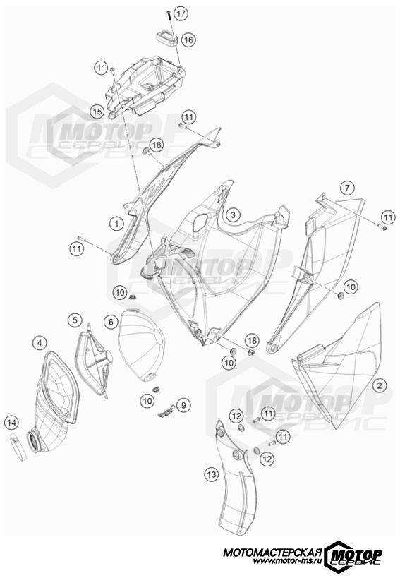 KTM MX 85 SX 17/14 2023 AIR FILTER