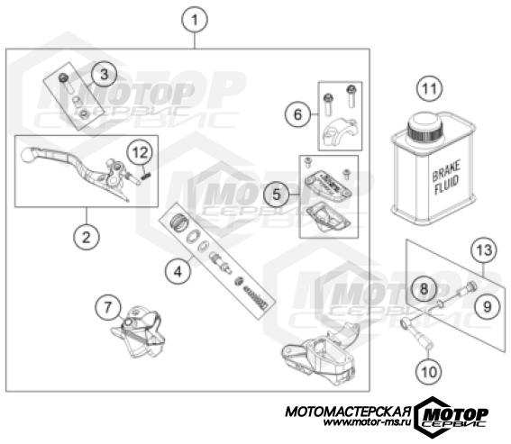 KTM MX 65 SX 2023 FRONT BRAKE CONTROL