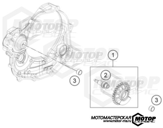 KTM Enduro 500 EXC-F Six Days 2024 BALANCER SHAFT